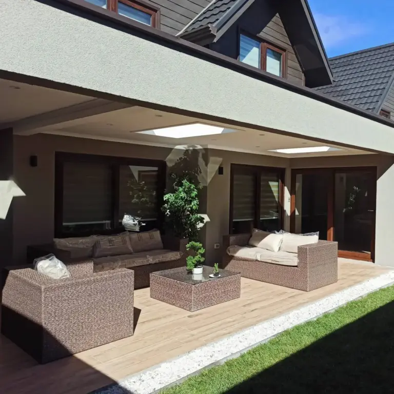 Proyecto de ampliación Terraza y Quincho / San Andrés del Valle. Arquitecto Concepción